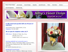 Tablet Screenshot of bettyesflowerdesign.com
